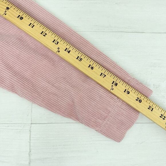 Madewell Oversized Corduroy Yorkway Shirt Jacket Size S Wisteria Dove Pink Fall - Picture 14 of 16